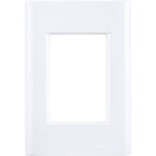 Placa Electrica Tramontina Giz Blanco 57200/051 4x2 3 Modulos Suelta