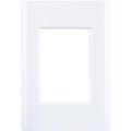 Placa Electrica Tramontina Giz Blanco 57200/051 4x2 3 Modulos Suelta