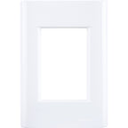 Placa Electrica Tramontina Giz Blanco 57200/051 4x2 3 Modulos Suelta