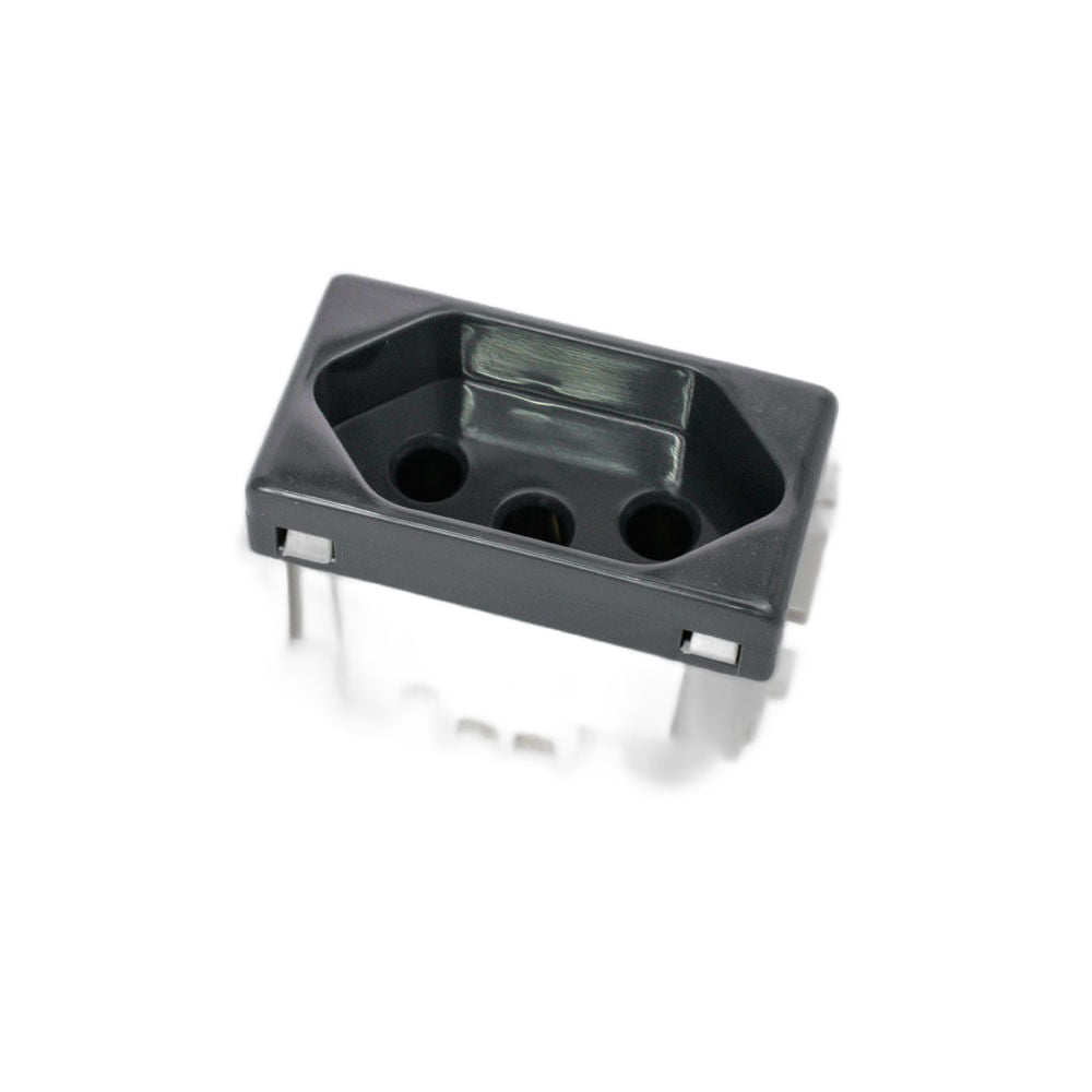 Modulo Tramontina 57215/032 Negro Tomacorriente Triple NBR 14136 20Amp