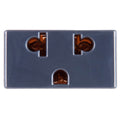 Modulo Tramontina 57215/228 Negro Tomacorriente Triple 15amp