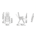 Sillon Tramontina Iracema 92240/010 Blanco Respaldo Alto
