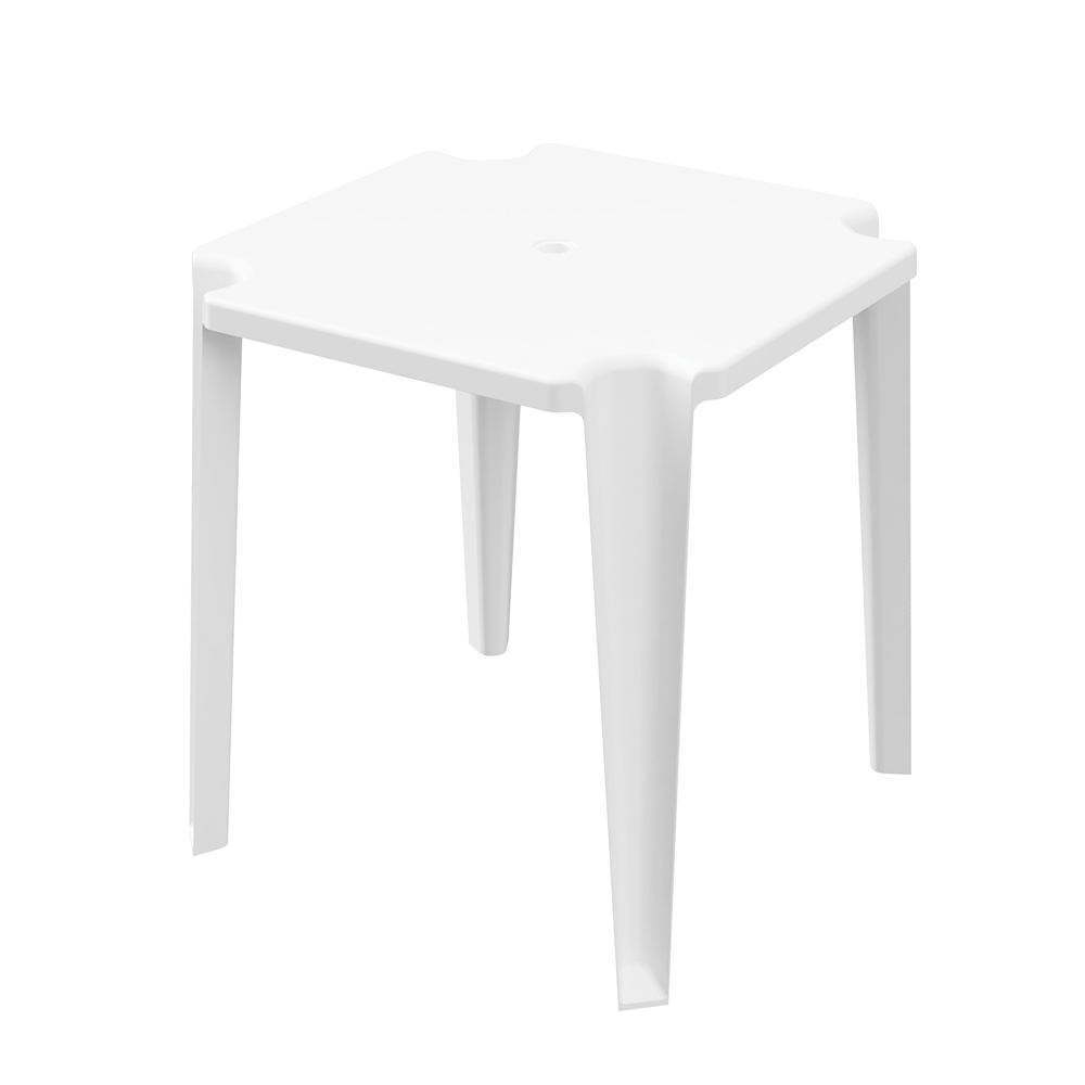 Mesa Cuadrada Tramontina Tambau 92315/010 Blanco