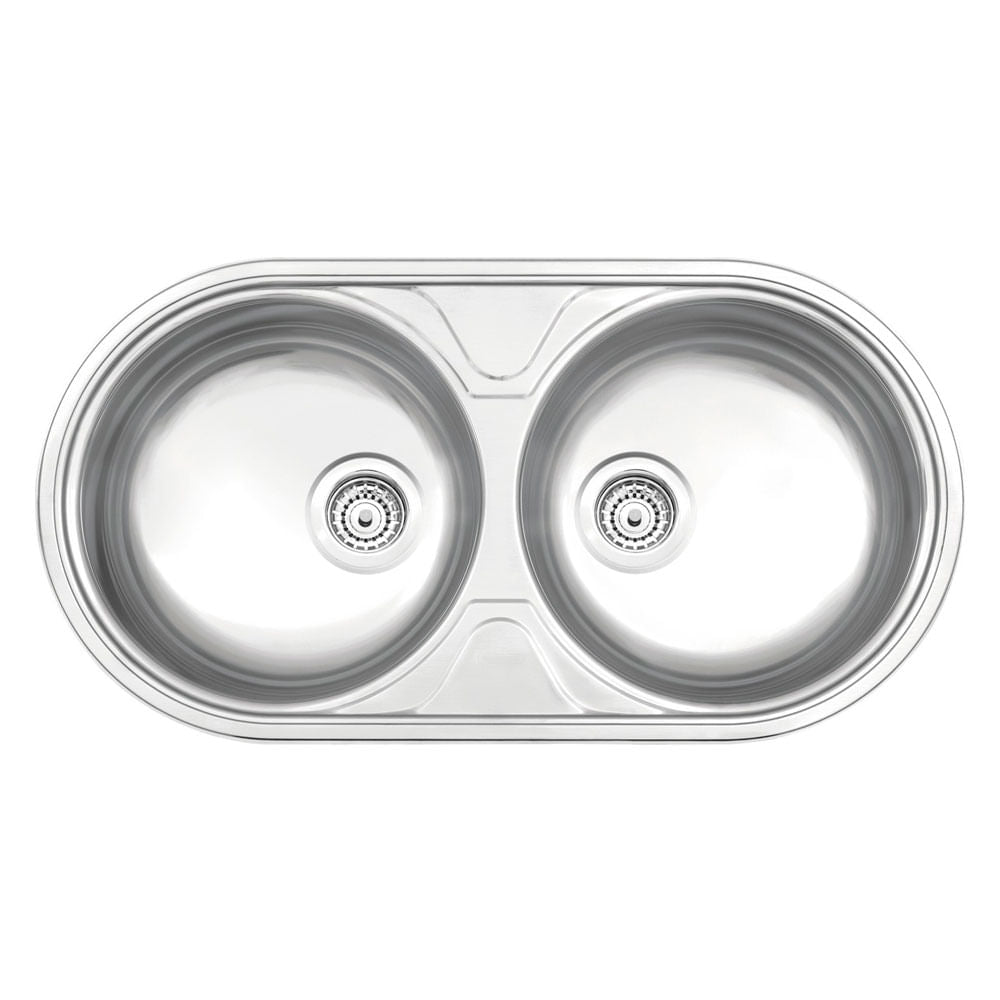 Cubeta Cocina Redonda Doble Sat 94035/102 81x40.4x15.2