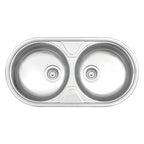 Cubeta Cocina Redonda Doble Sat 94035/102 81x40.4x15.2