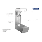Dispensador de Jabon Tramontina 94532/039 1Lt