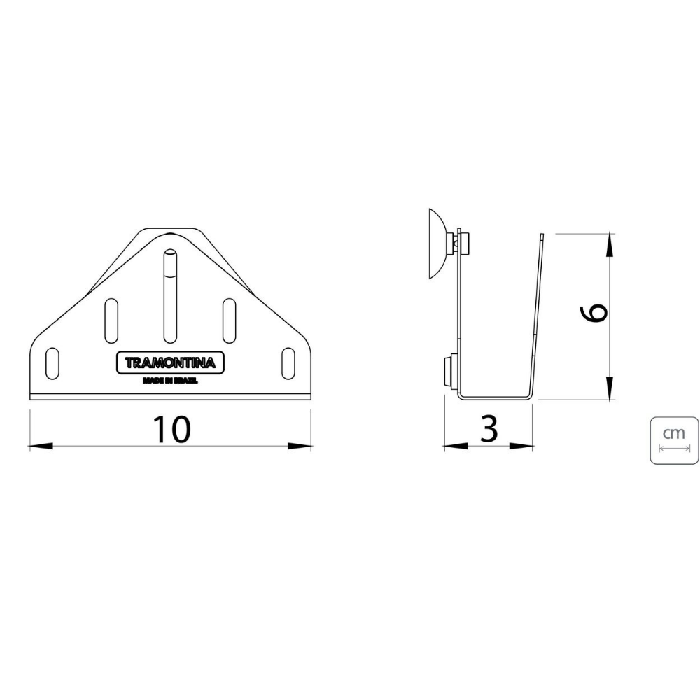 Soporte para esponja Tramontina 94532/033 Inox