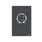 Placa Coccion Vidrio Gas 1 Quemador 94702/121 31x51 Negro Triple