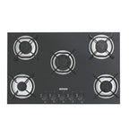 Placa Coccion Vidrio Gas 5 Quemador 94708/521 70x45 Negro