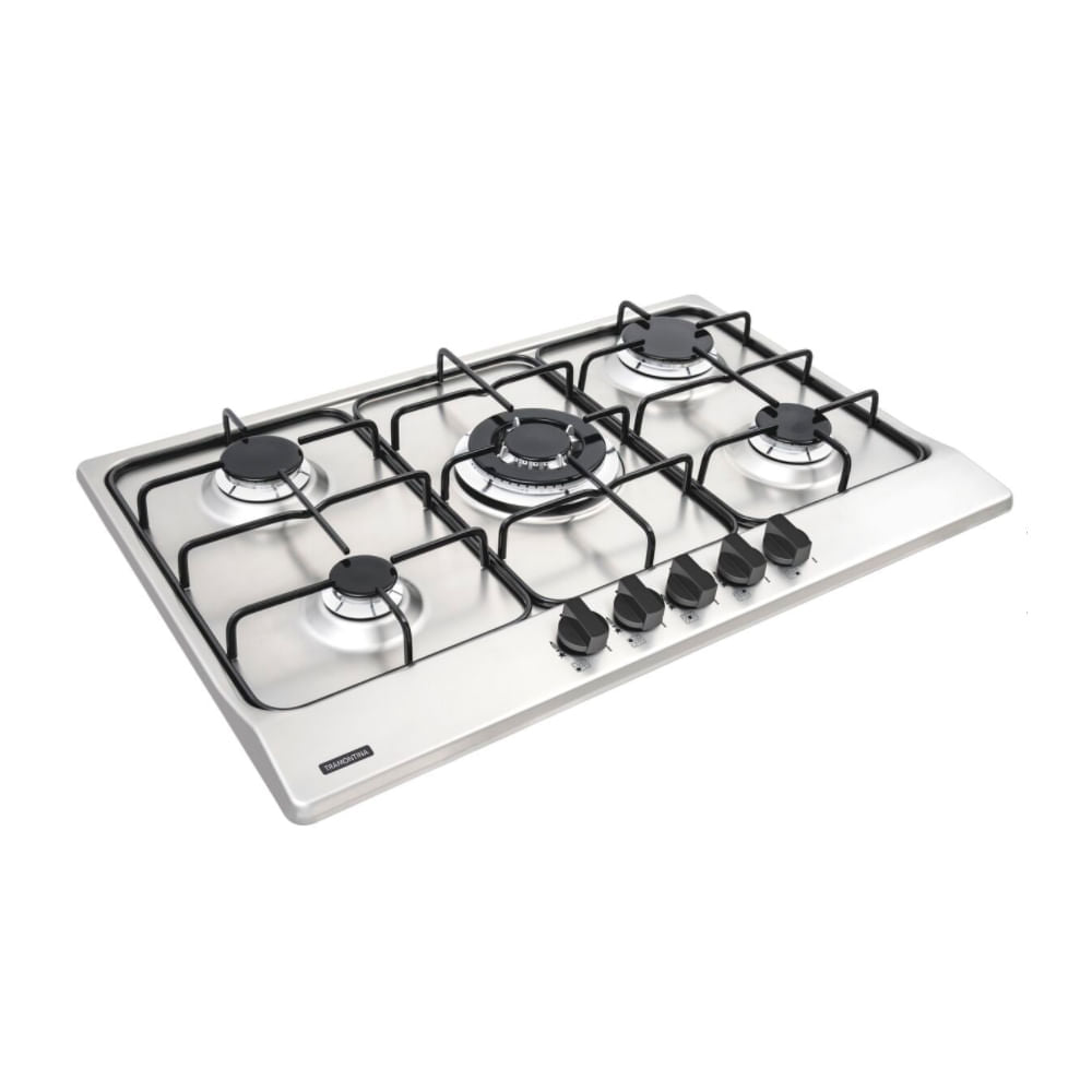 Placa Coccion Inox Gas 5 Quemador 94716/421 75x50 Triple