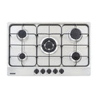 Placa Coccion Inox Gas 5 Quemador 94716/421 75x50 Triple