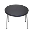 Mesa Redonda Tramontina 79cm Geo Grafite Patas Omega 66cm