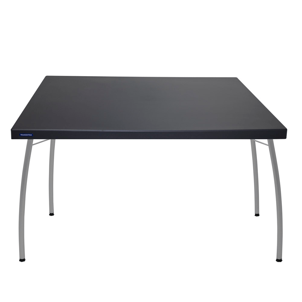 Mesa Rectangular Tramontina Geo Grafito 79x119 Patas Alfa