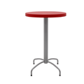 Mesa Redonda Tramontina 70cm Geo Roja Patas Gama 102cm