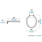 Tapa Asiento Roma Ferrum B101.08 Bone