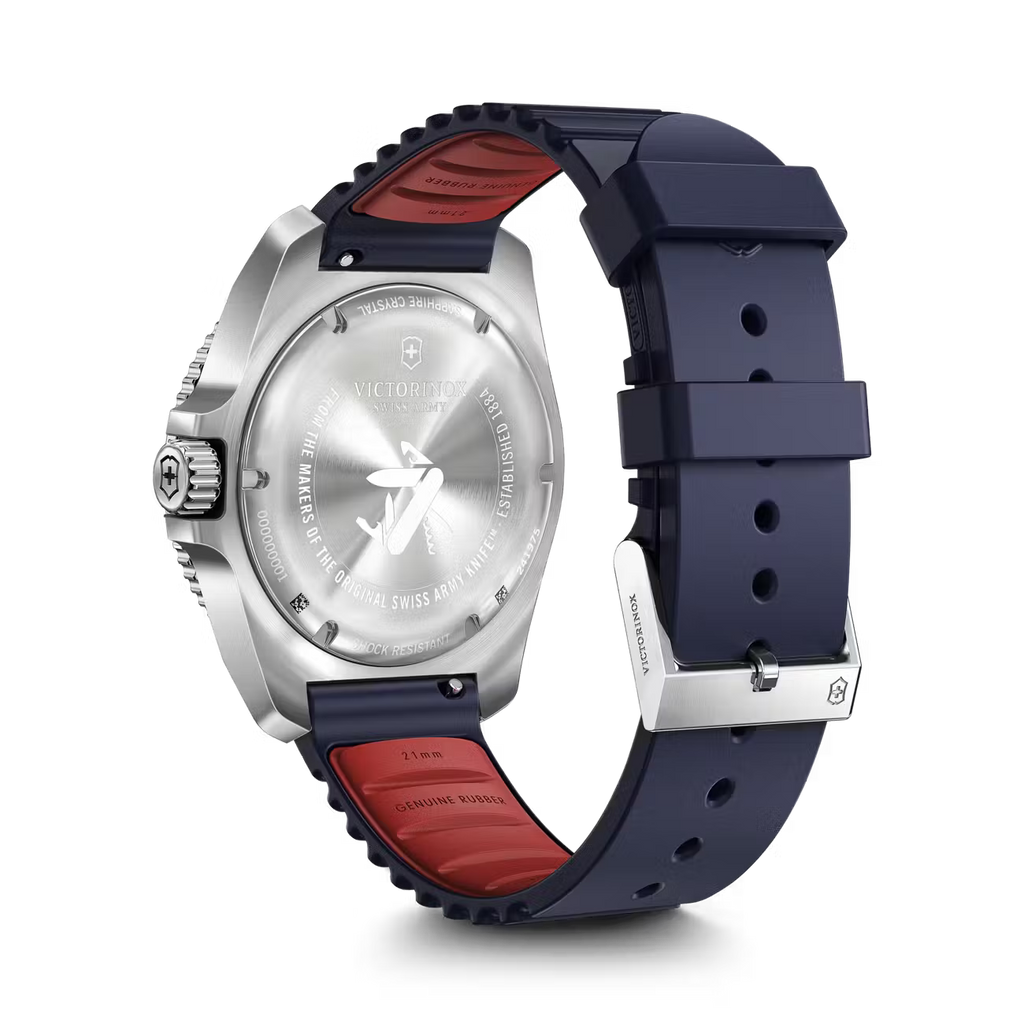 Reloj Journey 1884 dial azul correa caucho