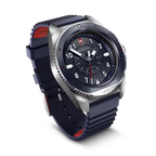 Reloj Journey 1884 dial azul correa caucho