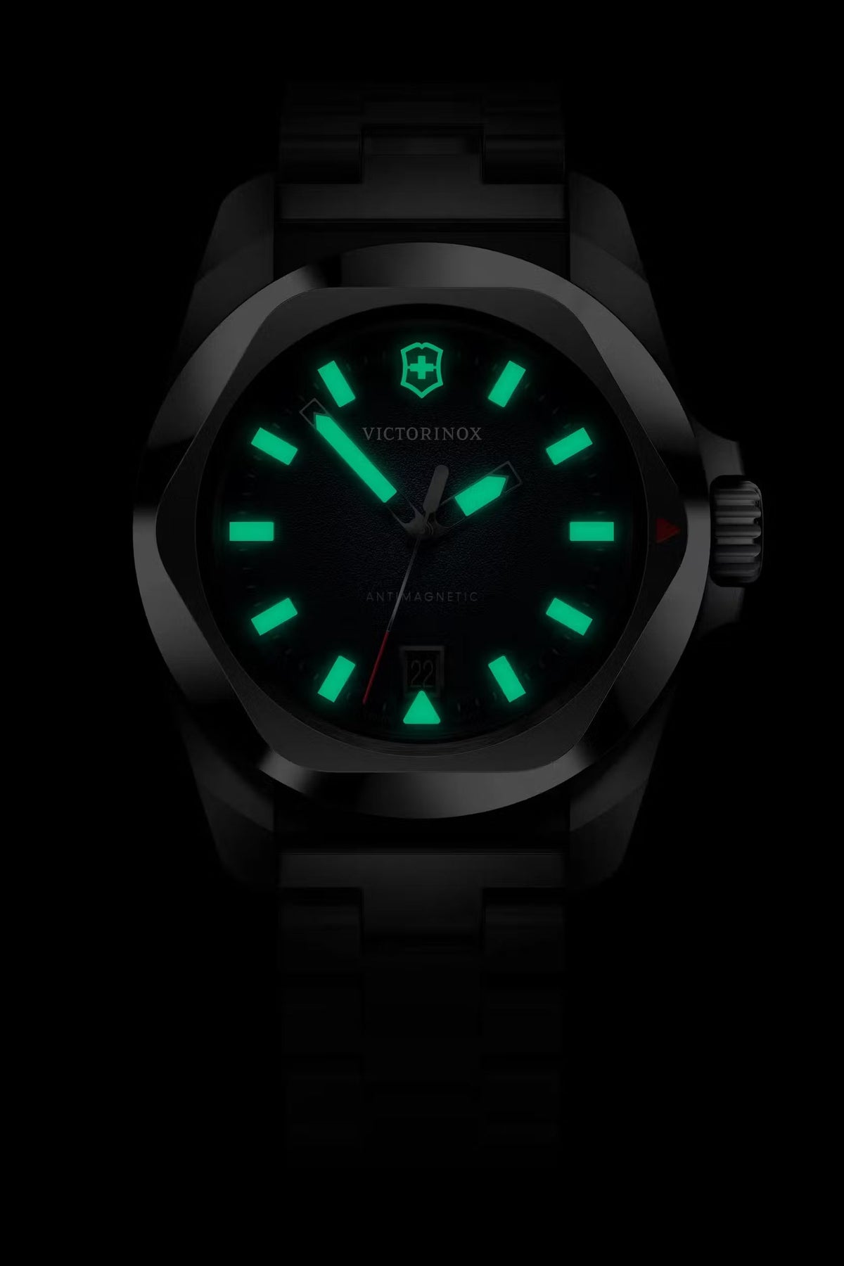 Reloj I.N.O.X. Quartz azul correa acero
