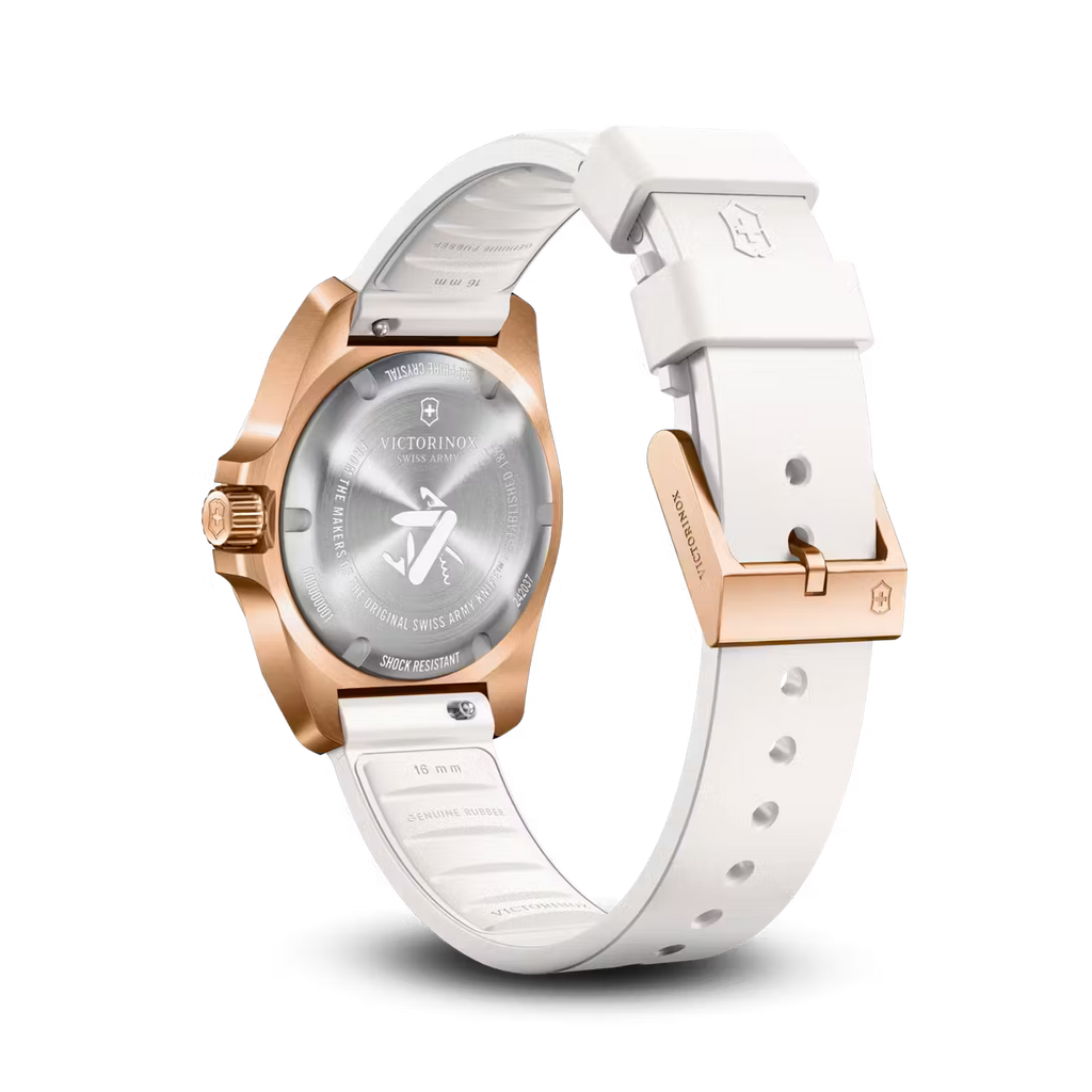 Reloj I.N.O.X Small correa caucho blanco