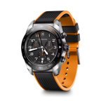 Reloj Swiss Army Chrono Correa de Caucho Negro/Naranja