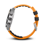 Reloj Swiss Army Chrono Correa de Caucho Negro/Naranja