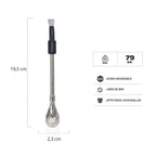 Bombilla Cuchara Negro | Stanley