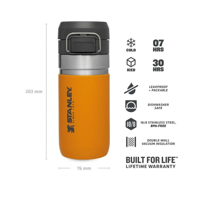 Botella Térmica GO Flip 473 ml Saffron | Stanley - BOTELLAS