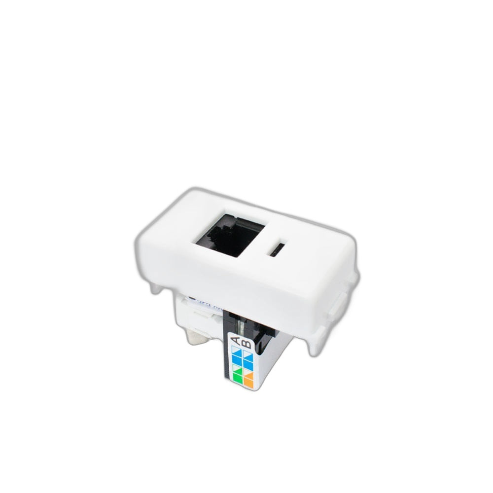 Modulo Tramontina 57115/051 Blanco Telefono RJ11