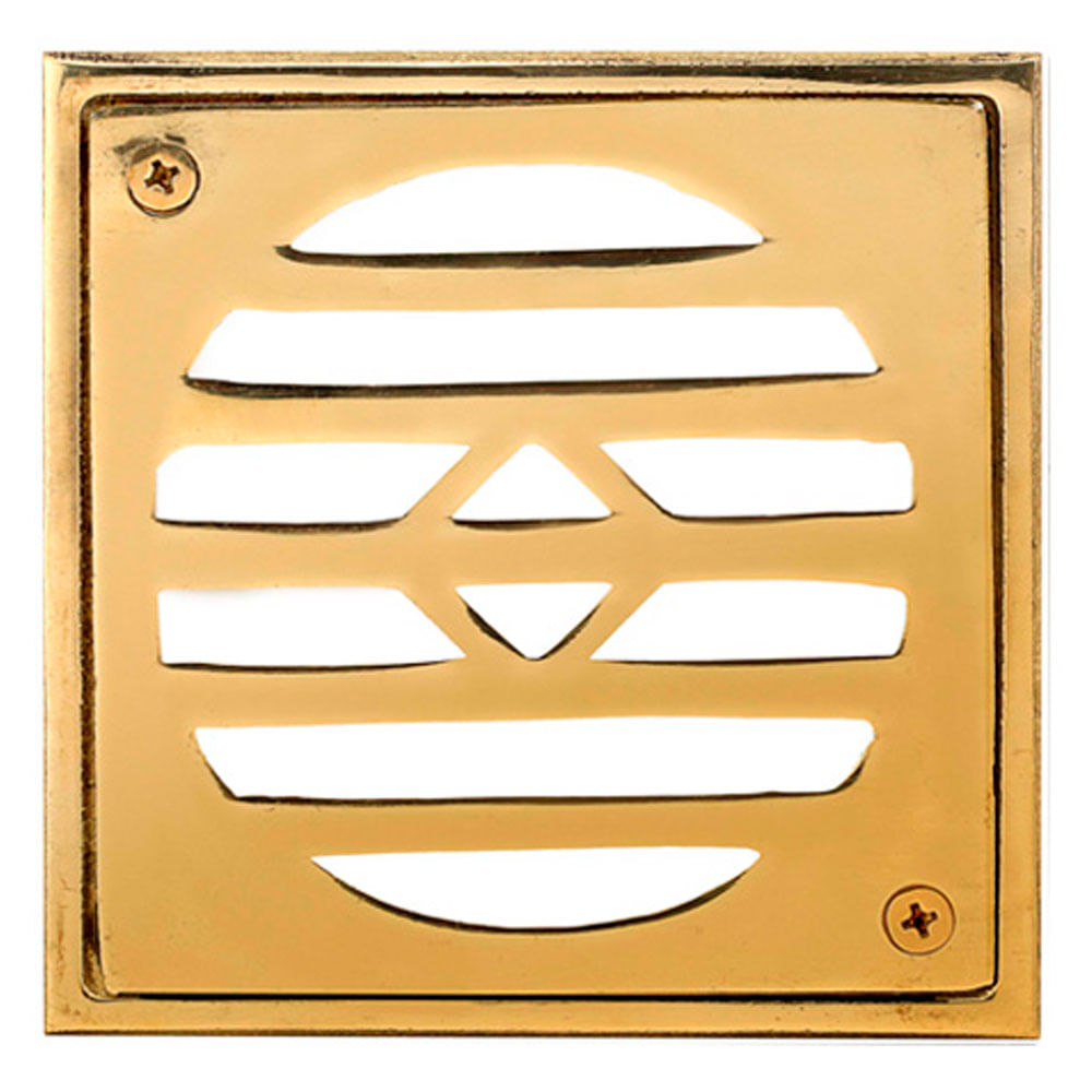 Reja Desagüe Casal Piso 20x20 Pul 521 Bronce Fundido Liviano