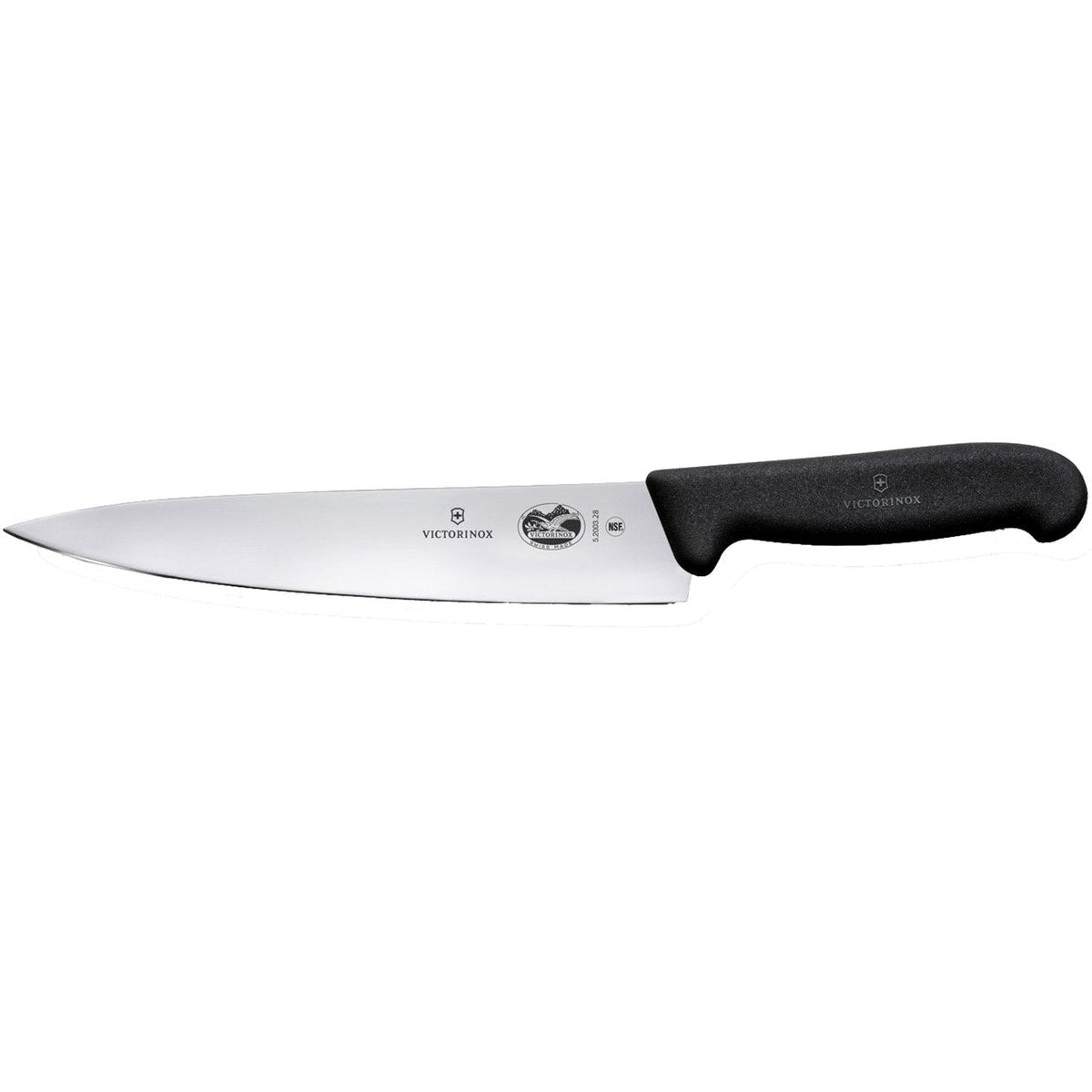 Cuchillo para Trinchar Fibrox color Negro. Hoja 28 cm.