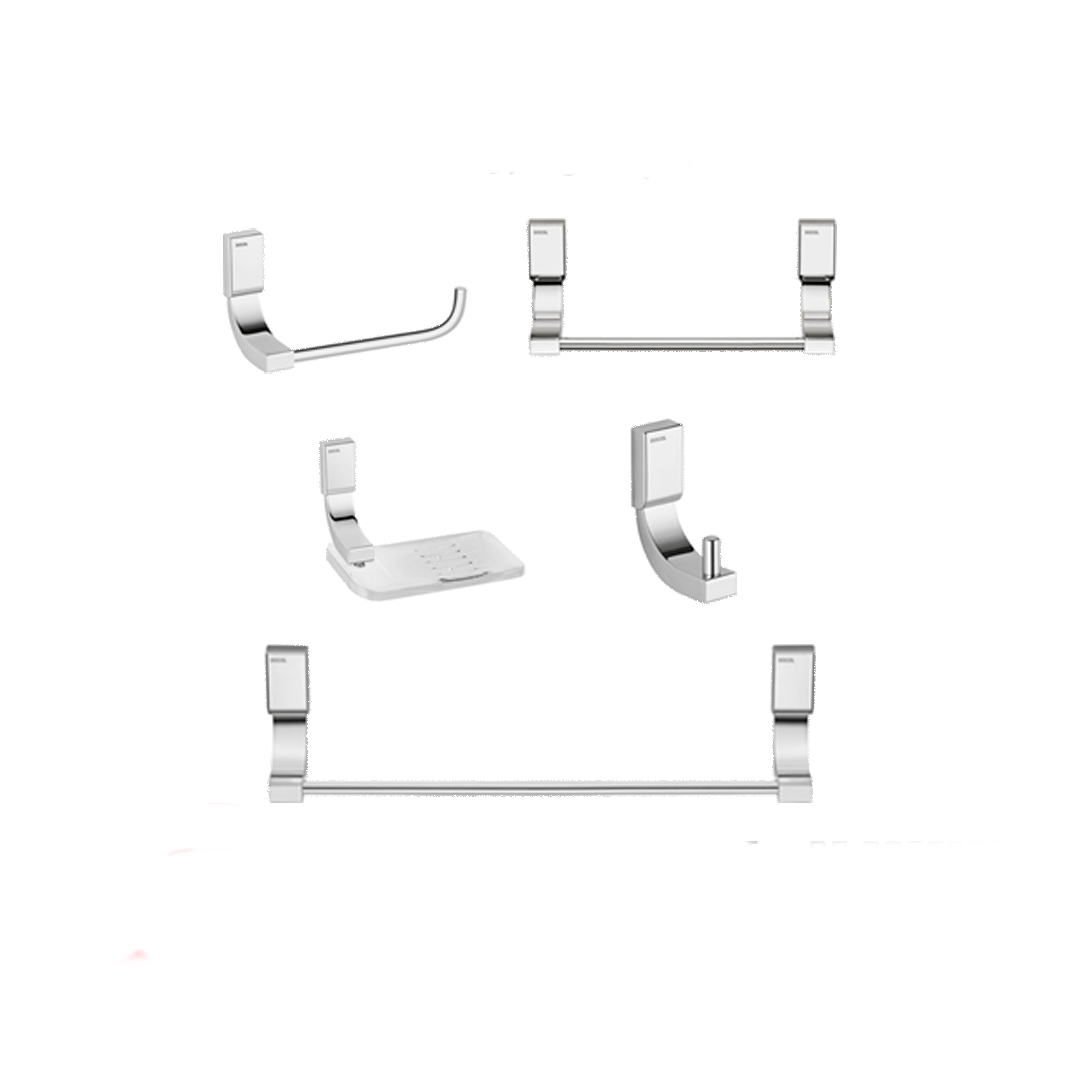 Accesorios Baño Docol Top CR 00552906 Juego 5 Pzas