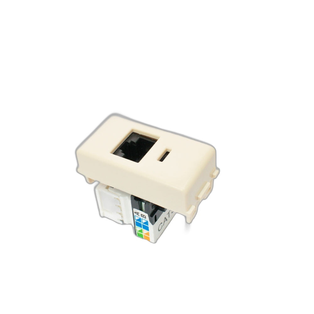 Modulo Tramontina 57119/056 Marfil Red RJ45 cat 6
