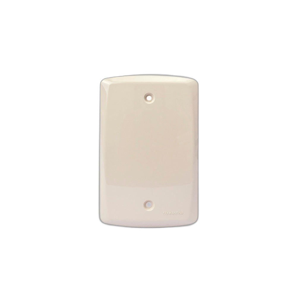 Placa Eléctrica Tramontina Lux2 Marfil 57105/051 4x2 Ciega
