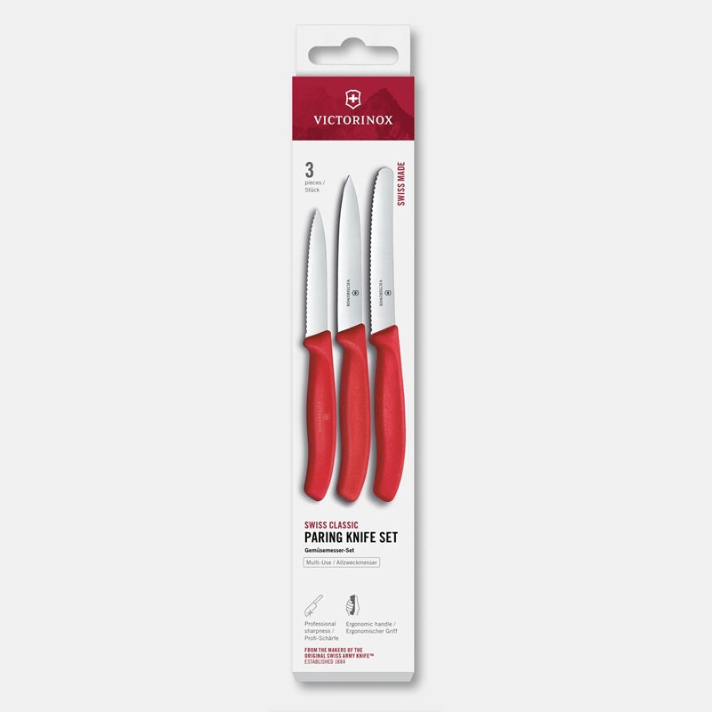Set cuchillos mondadores Swiss Classic, 3 piezas