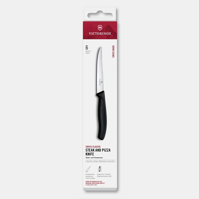 Juego de cuchillos para bistec Swiss Classic, 6 piezas, Hoja 11 cm