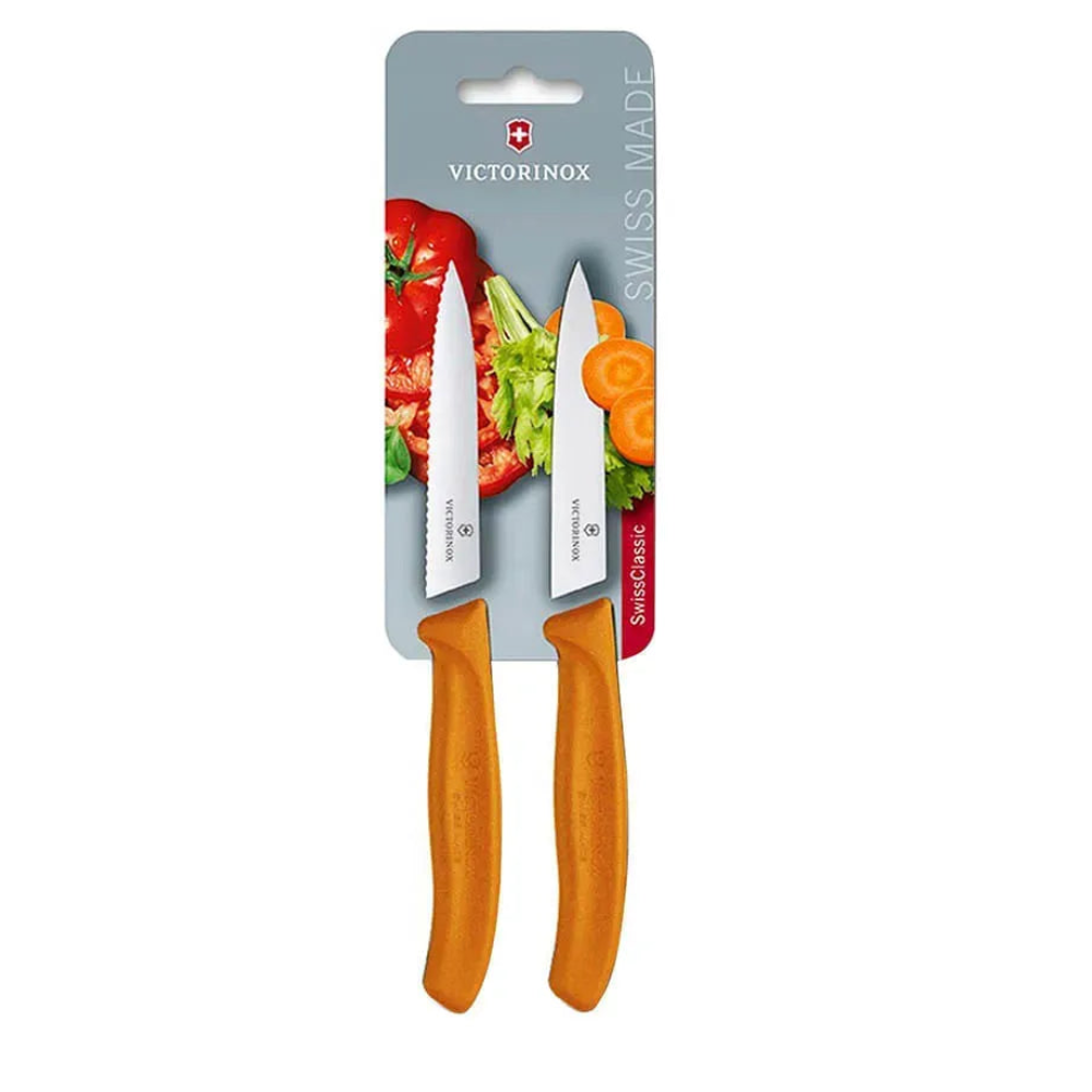 Juego Cuchillos Verdura 2 piezas. Hoja 10 cm.