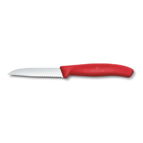 Cuchillo mondador Swiss Classic 8 cm dentado