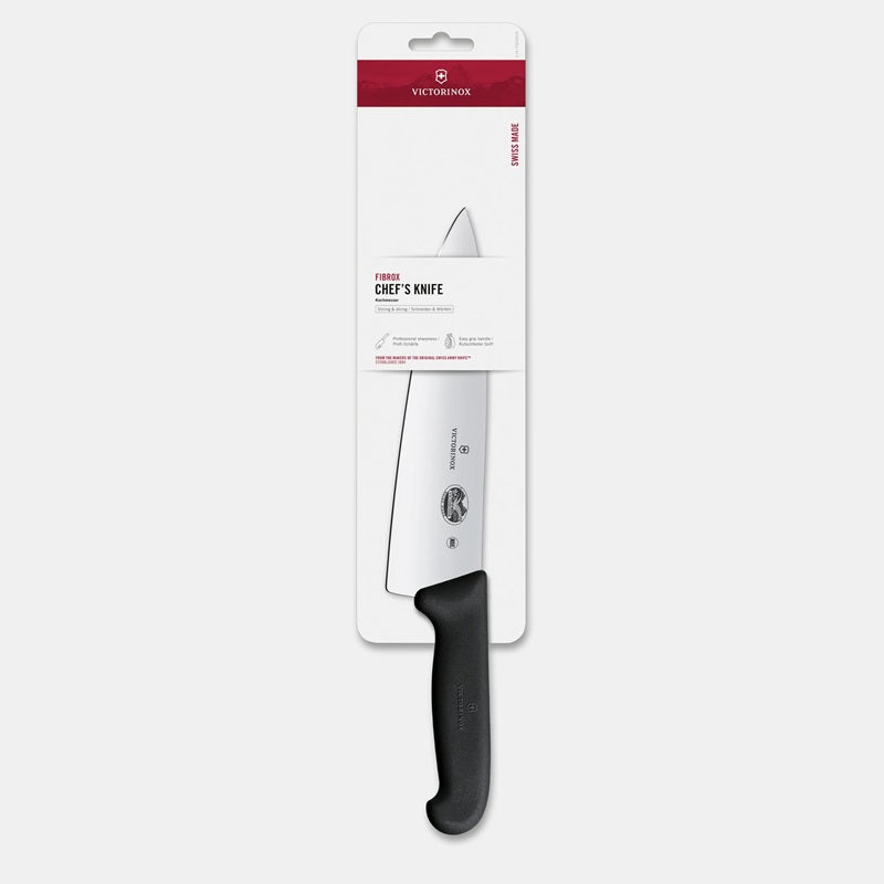 Cuchillo Fibrox para chef extra ancho. Hoja 20 cm