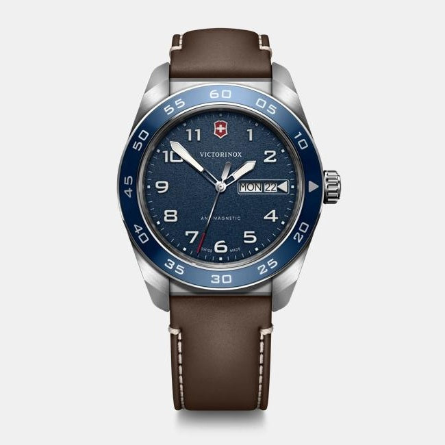 Reloj Swiss Army Quartz correa cuero
