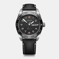 Reloj Swiss Army Quartz Negro correa cuero