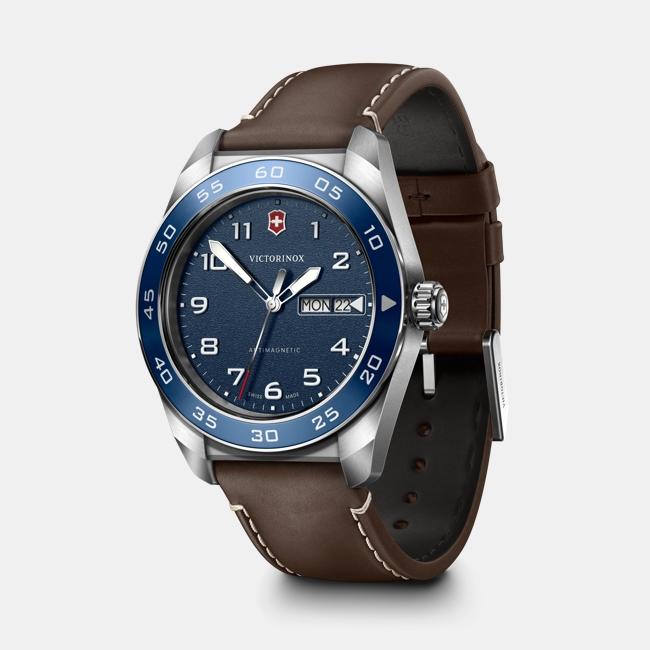 Reloj Swiss Army Quartz correa cuero