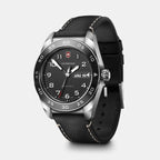 Reloj Swiss Army Quartz Negro correa cuero