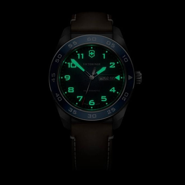 Reloj Swiss Army Quartz correa cuero