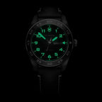 Reloj Swiss Army Quartz Negro correa cuero