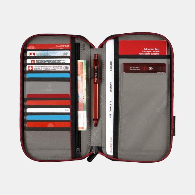 Organizador de viaje con protección RFID