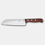 Cuchillo Santoku c/Alvéolos Rosewood. Hoja 17 cm.