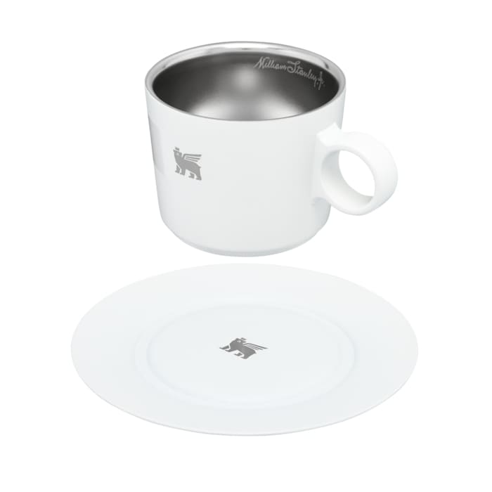 Taza Cappuccino Daybreak 192 ml Pale Stone con platillo |