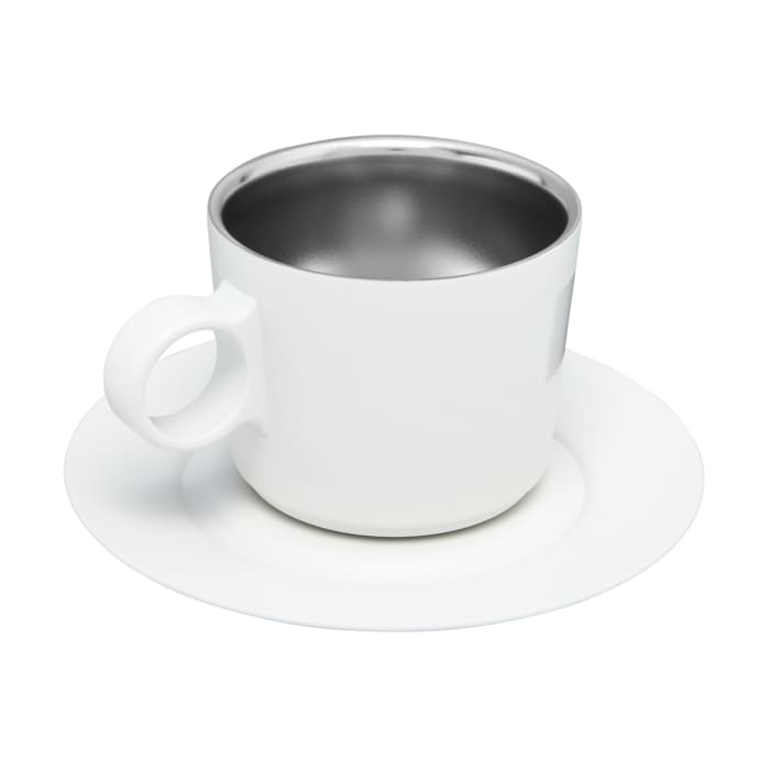 Taza Cappuccino Daybreak 192 ml Pale Stone con platillo |