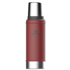 TERMO CLASSIC SIN ASA 950 ML ROJO CON TAPON CEBADOR | STANLEY - STANLEY PMI BOLIVIA