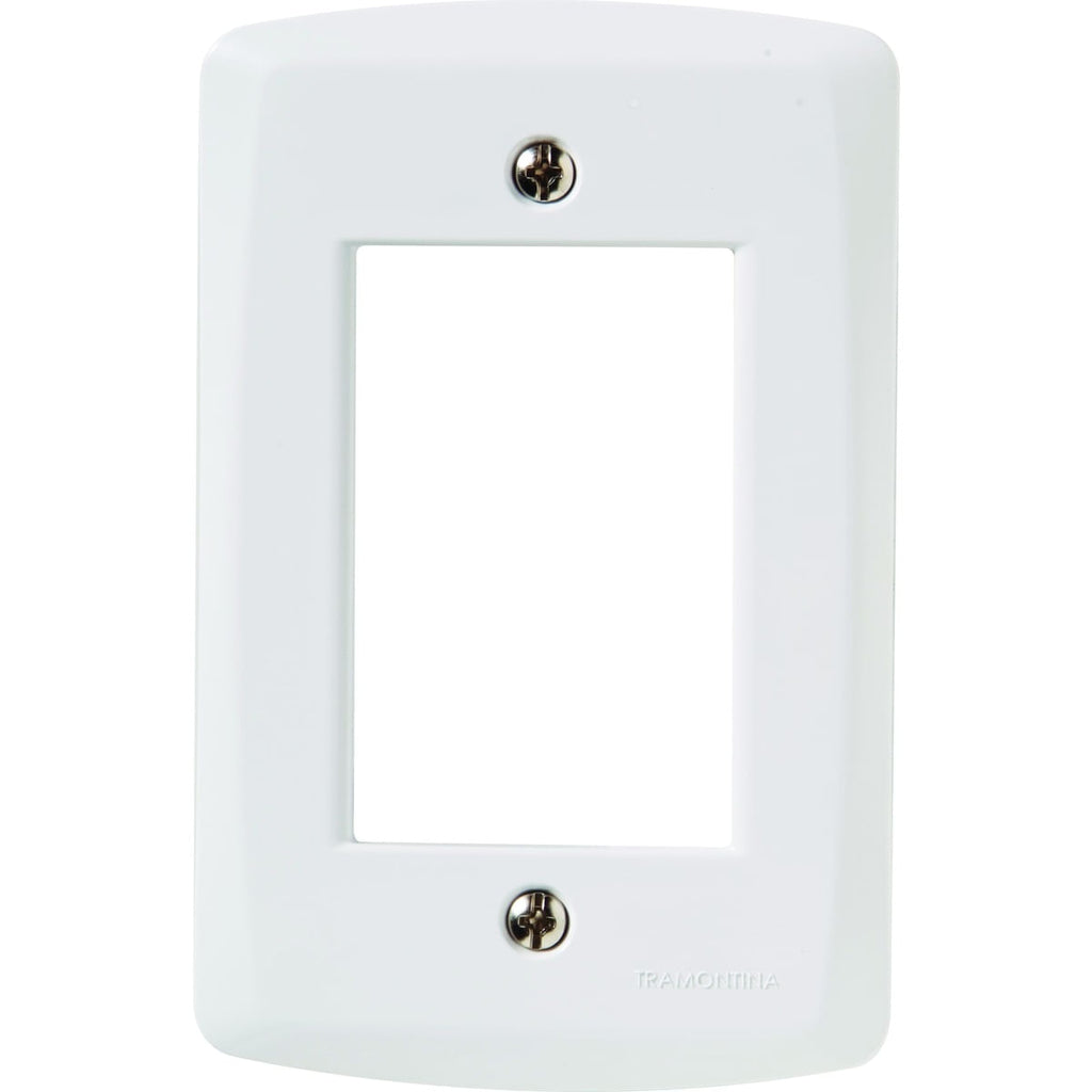 Placa Eléctrica Tramontina Lux2 Blanca 57105/007 4x2 3 Módulos Suelto